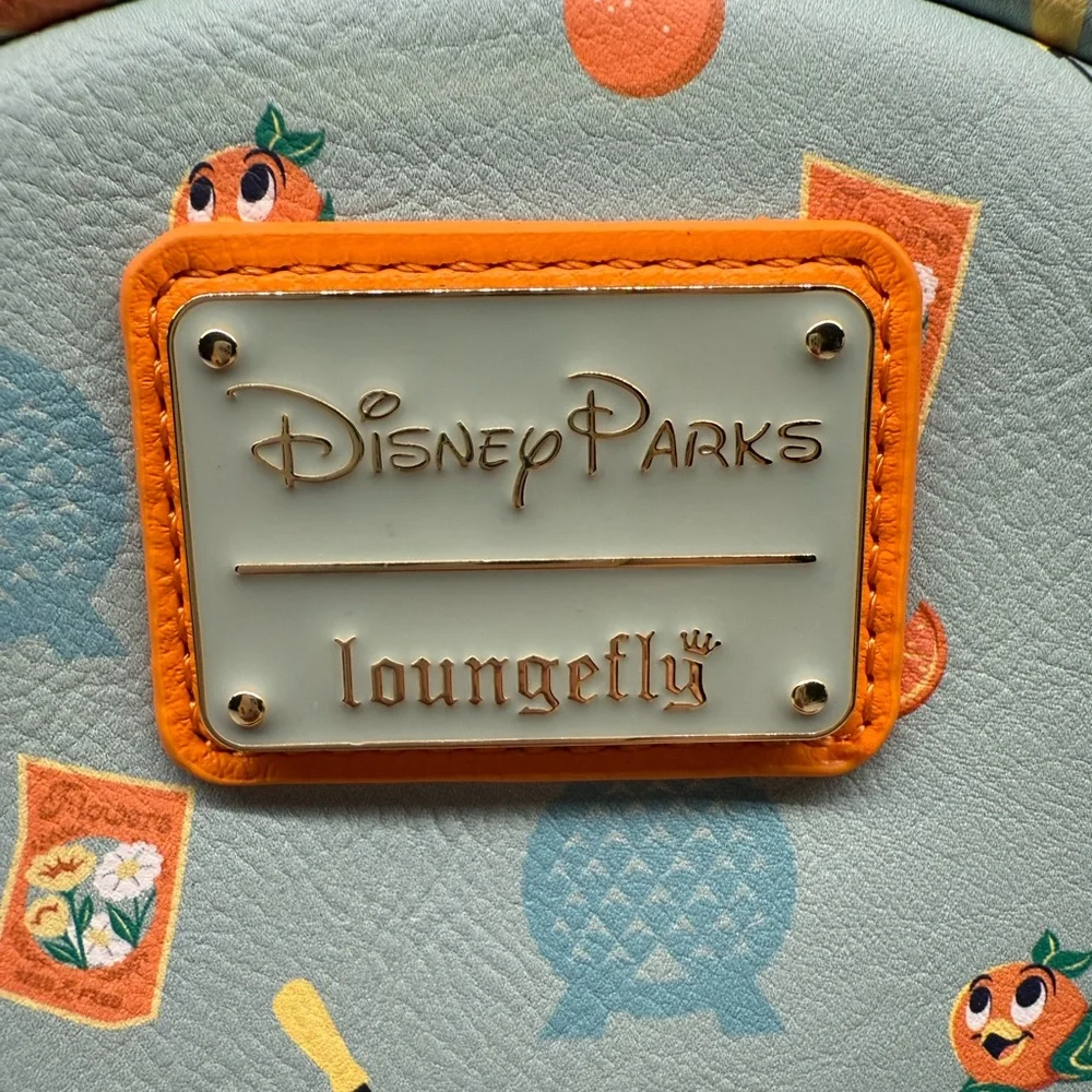 NEW Loungefly Disney Orange Bird Backpack EPCOT Flower Garden 2024 - Picture 4 of 6